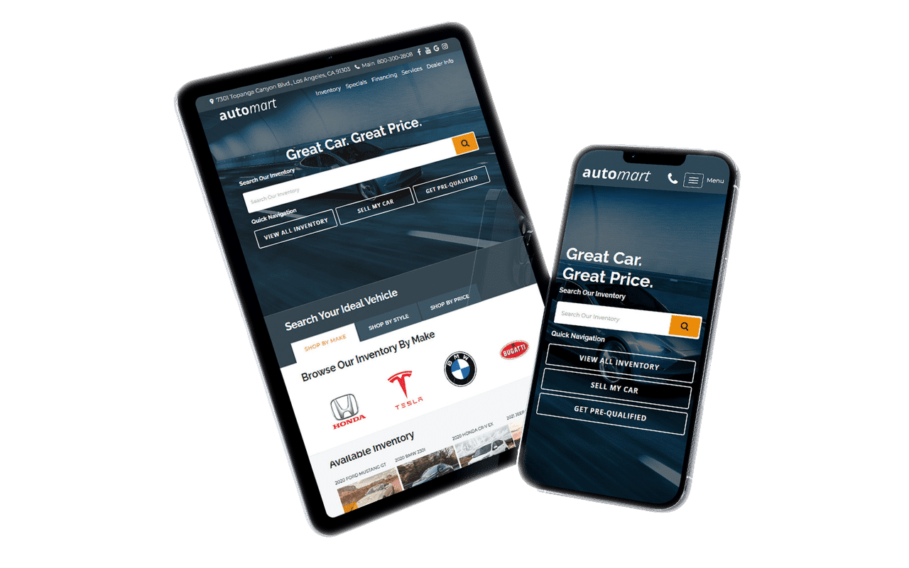 Used Car Dealer Management Software - Website